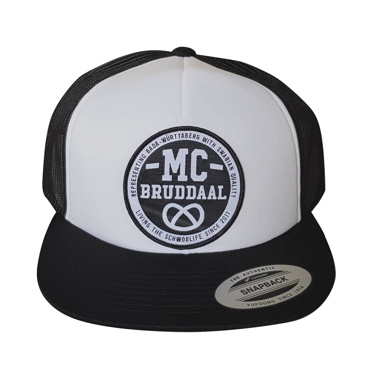 Trucker Cap MC Bruddaal schwarz/weiß