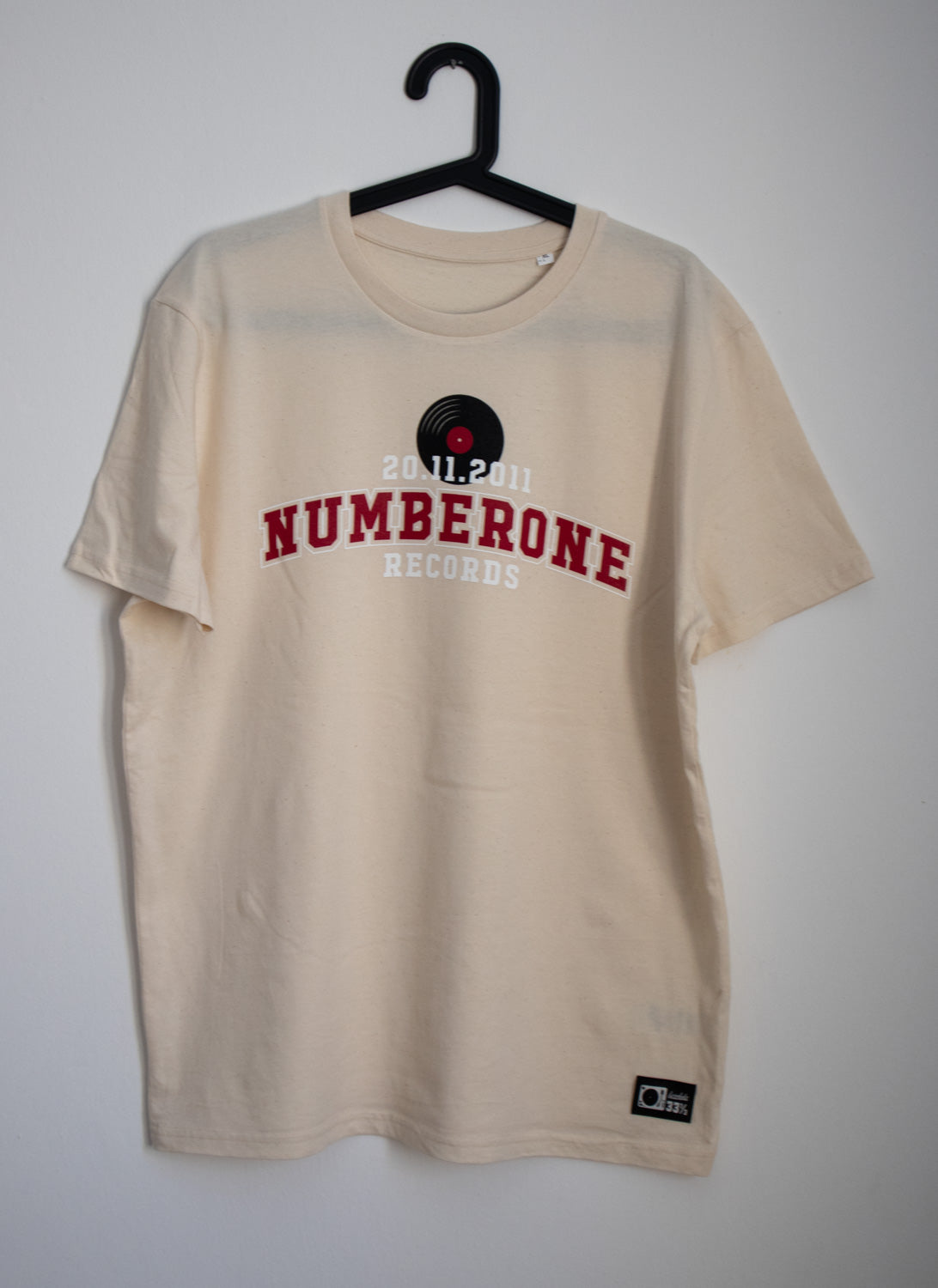 T-Shirt Number One Records Beige Natural