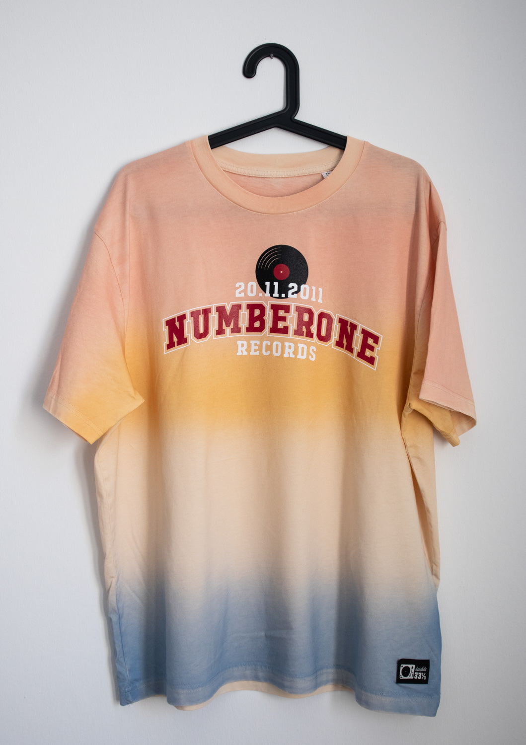 T-Shirt Number One Records Fuser Ombre Verlauf